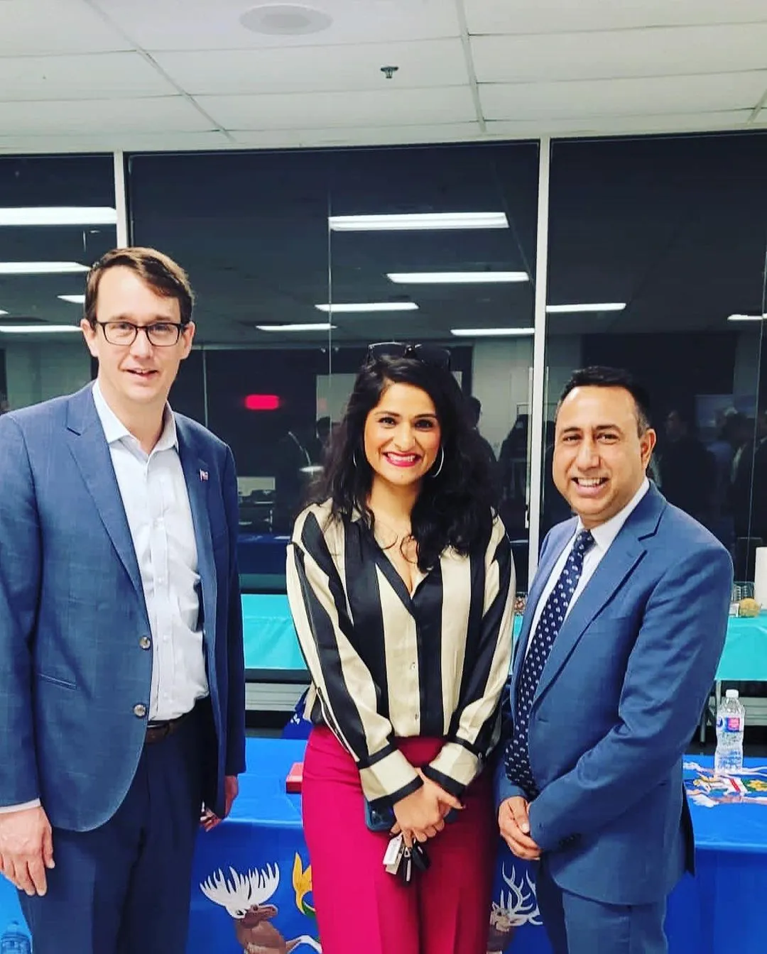 On the right Mr. Deepak Anand (Former MPP for Mississauga Malton)
